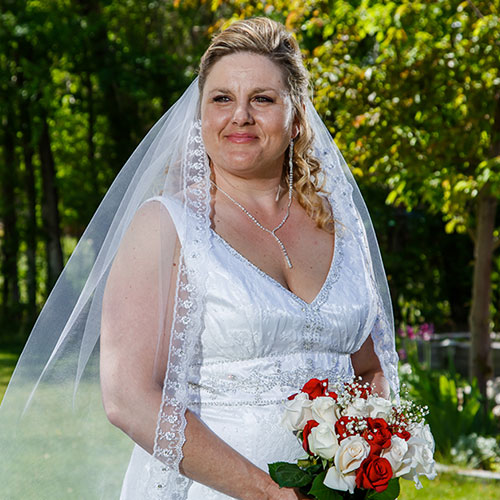 Cathedral Veil with Lace Trim