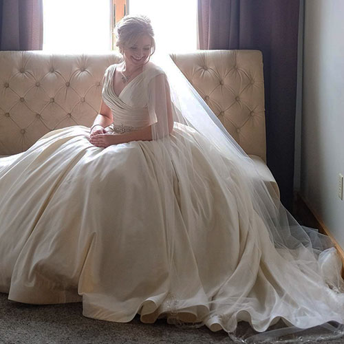 Cathedral Veil with Rhinestone Embellishments