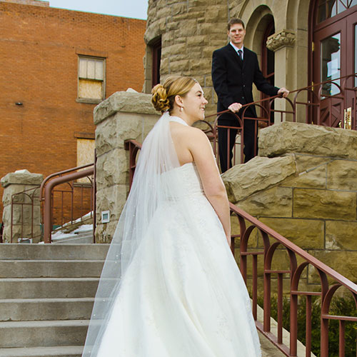 Cathedral Veil with Pearl Accents